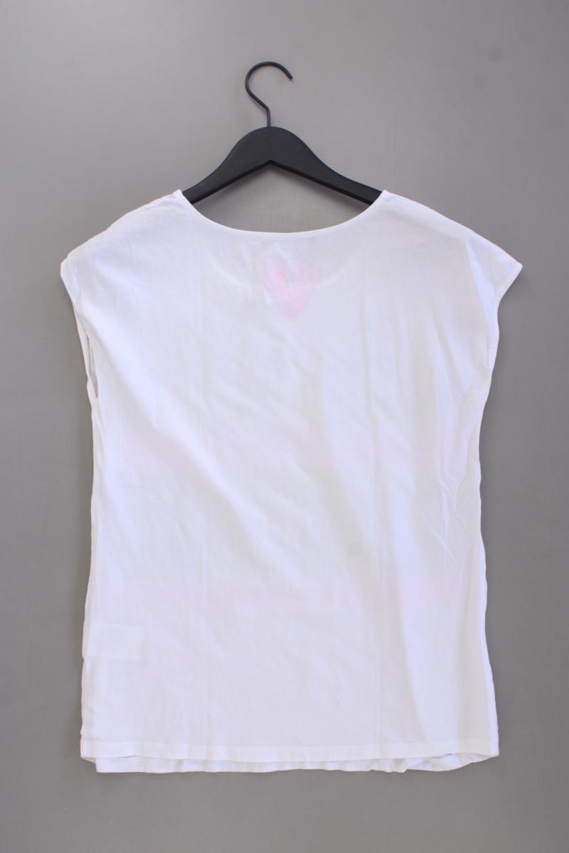 Marc Aurel Printshirt Gr. 36 Kurzarm weiß aus Viskose