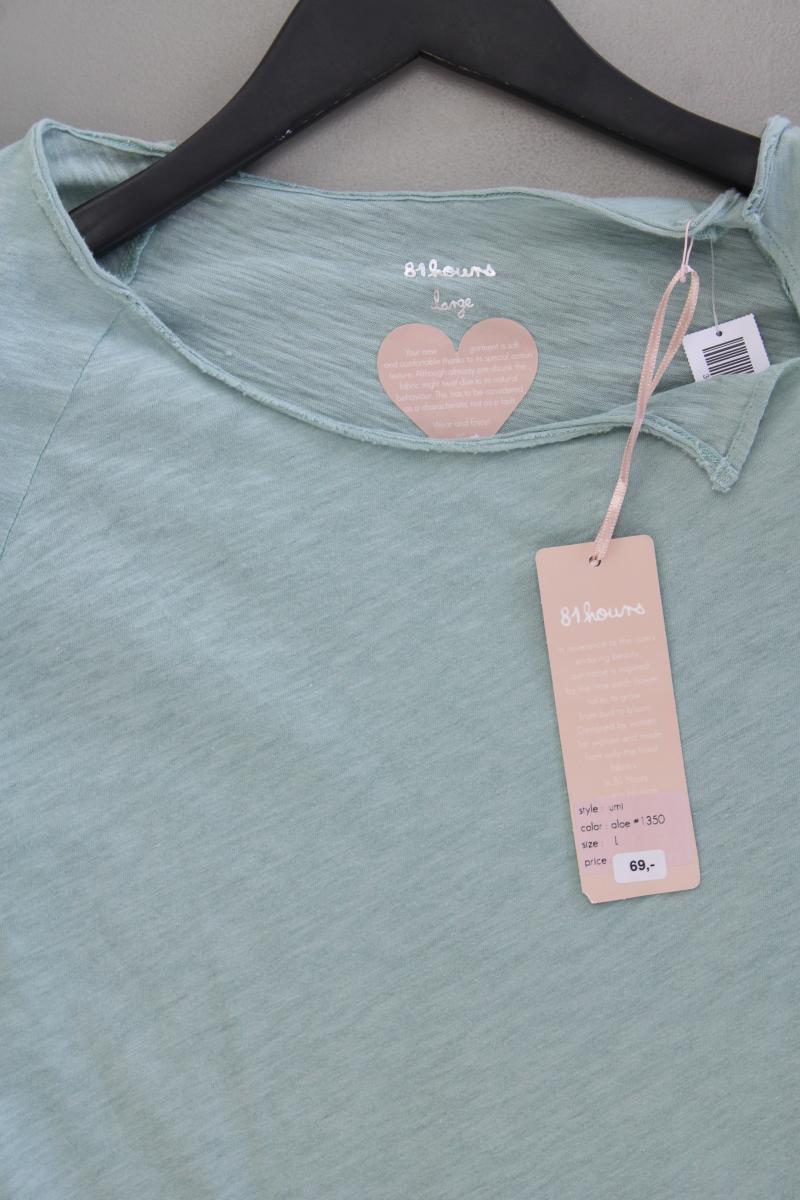 81hours T-Shirt Gr. L neu mit Etikett Neupreis: 69,0€! Kurzarm blau