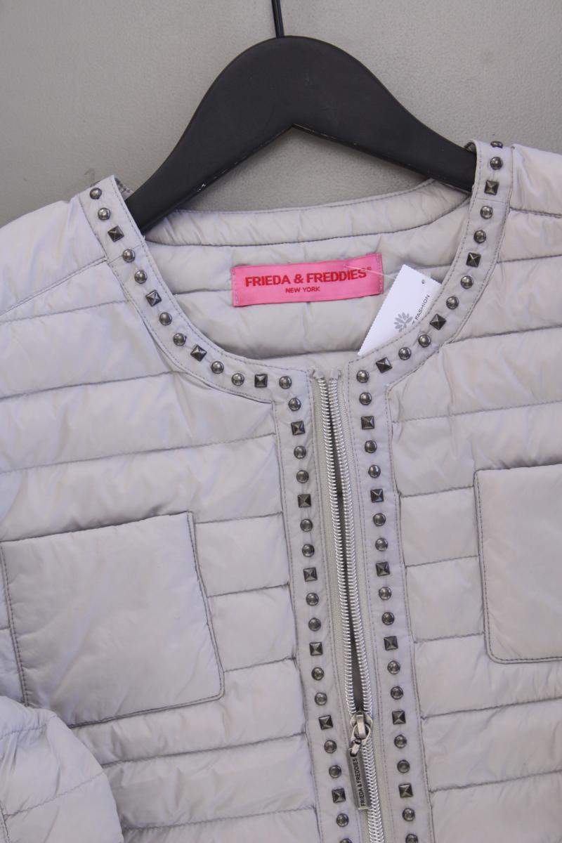 Frieda&Freddies Leichte Steppjacke Gr. 40 neuwertig grau aus Polyamid