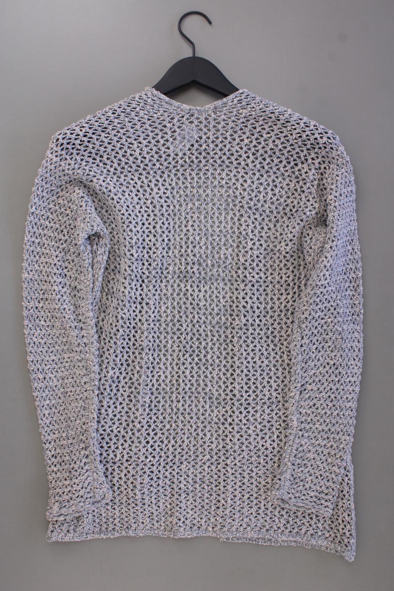 Geisha Strickjacke Gr. 38 neuwertig Langarm silber aus Polyacryl