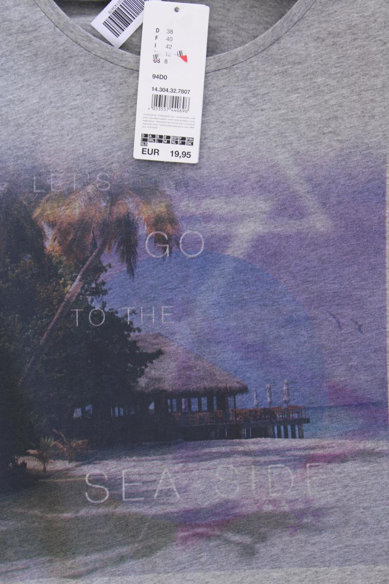 s.Oliver Printshirt Gr. 38 neu mit Etikett Neupreis: 19,95€! Kurzarm grau