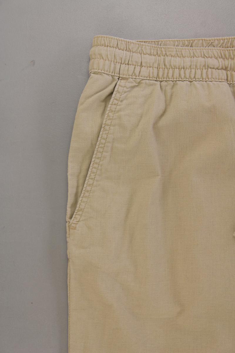 H&M Shorts mit Leinen für Herren Gr. M braun aus Baumwolle