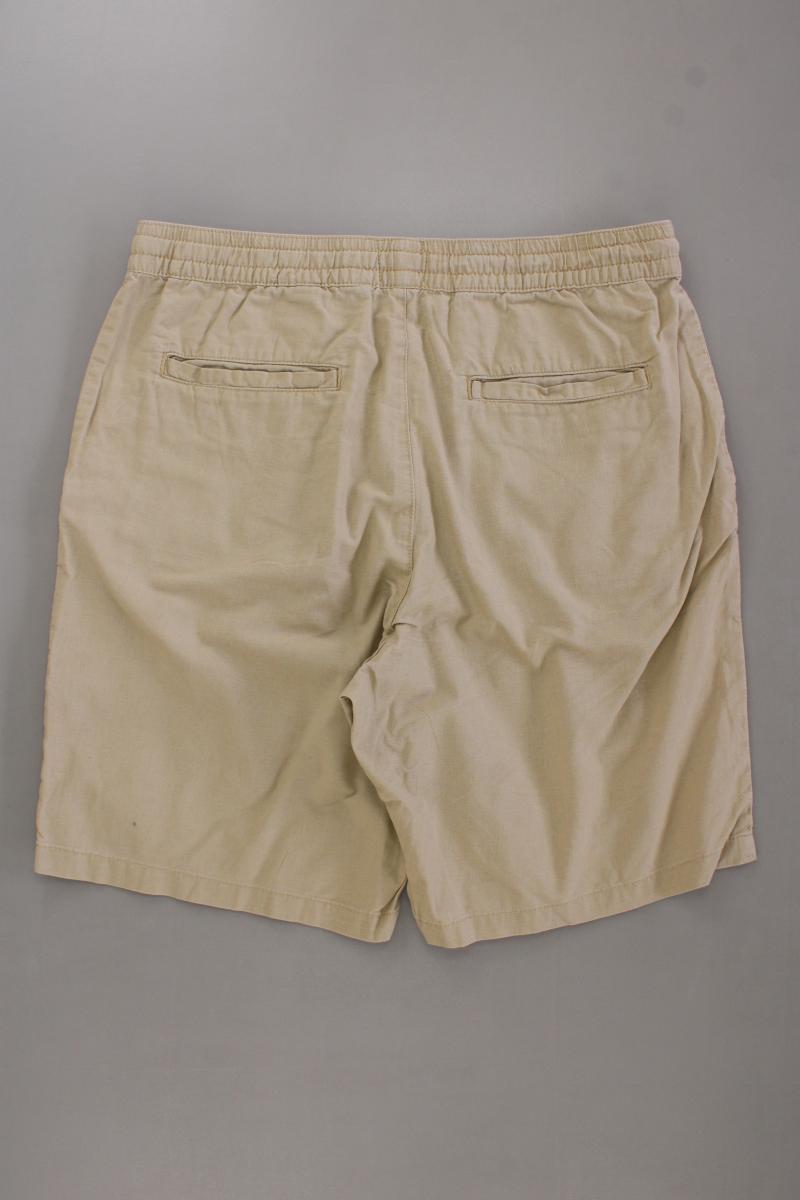 H&M Shorts mit Leinen für Herren Gr. M braun aus Baumwolle