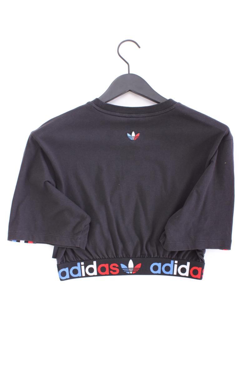 Adidas Cropped Shirt Gr. S Kurzarm schwarz