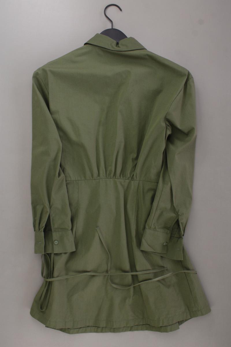 Bershka Langarmkleid Gr. S olivgrün