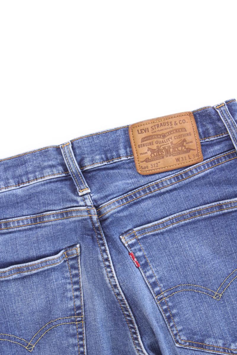 Levi's Straight Jeans für Herren Gr. W31/L34 blau aus Baumwolle