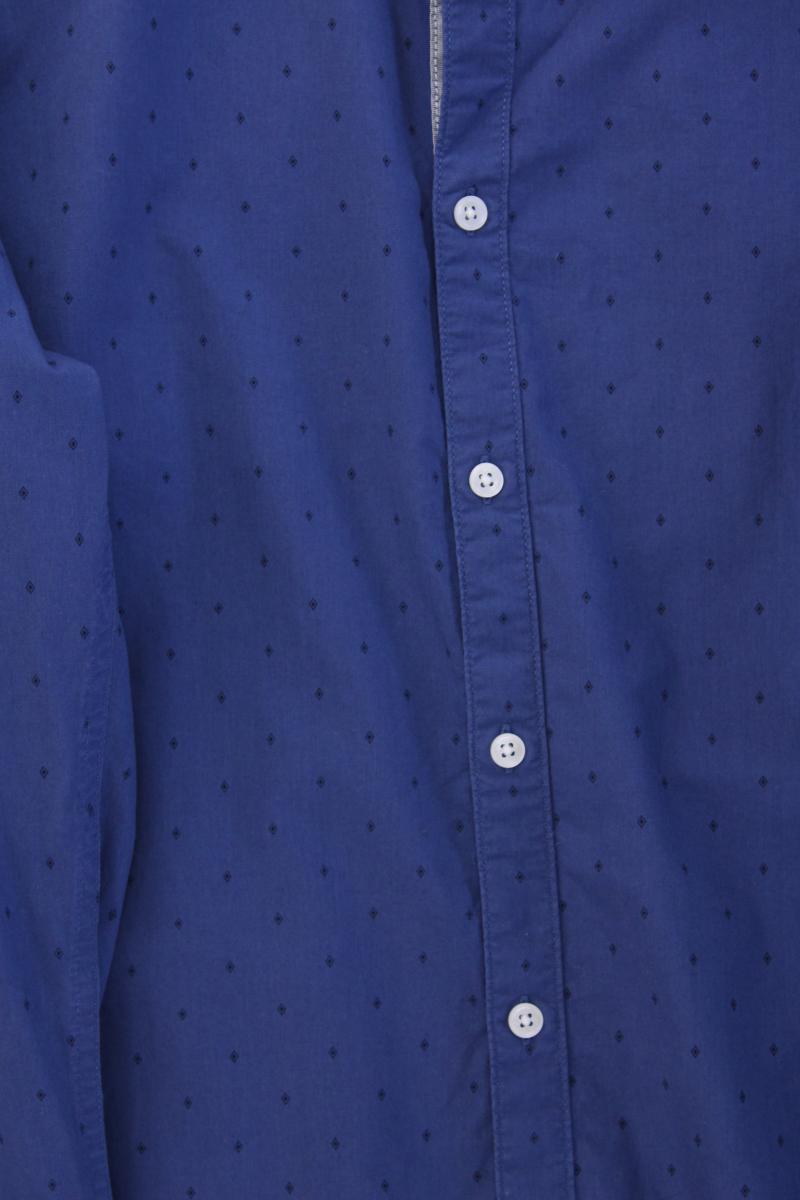 Tom Tailor (Denim) Langarmhemd für Herren Gr. L neuwertig blau aus Baumwolle