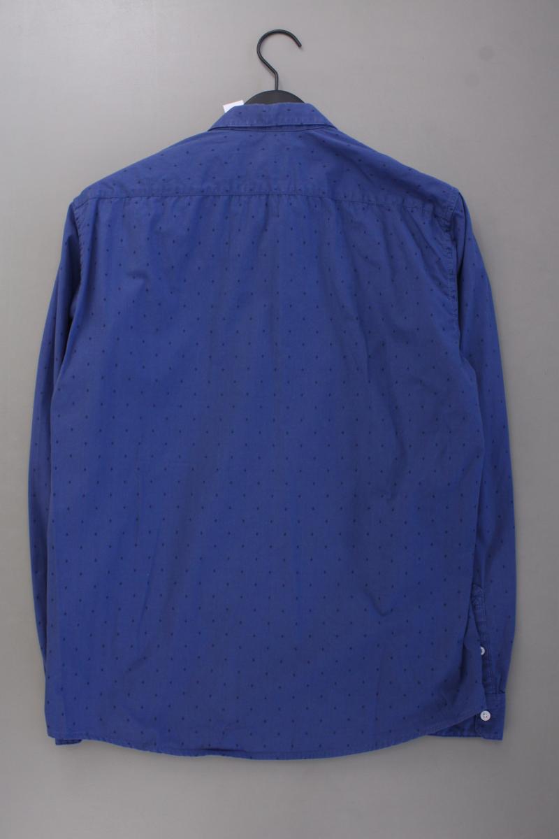 Tom Tailor (Denim) Langarmhemd für Herren Gr. L neuwertig blau aus Baumwolle
