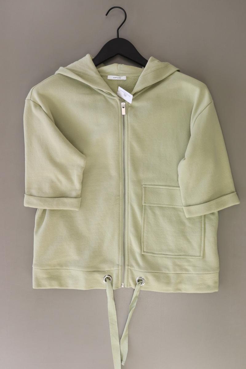 Opus Cardigan Gusanna Gr. 36 neuwertig 3/4 Ärmel grün aus Baumwolle