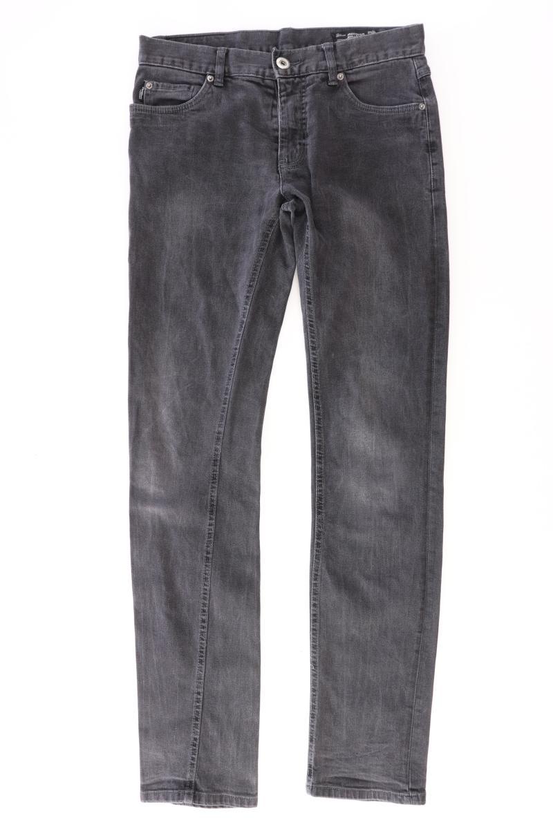 Manguun Slim Jeans für Herren Gr. W30/L34 grau aus Baumwolle
