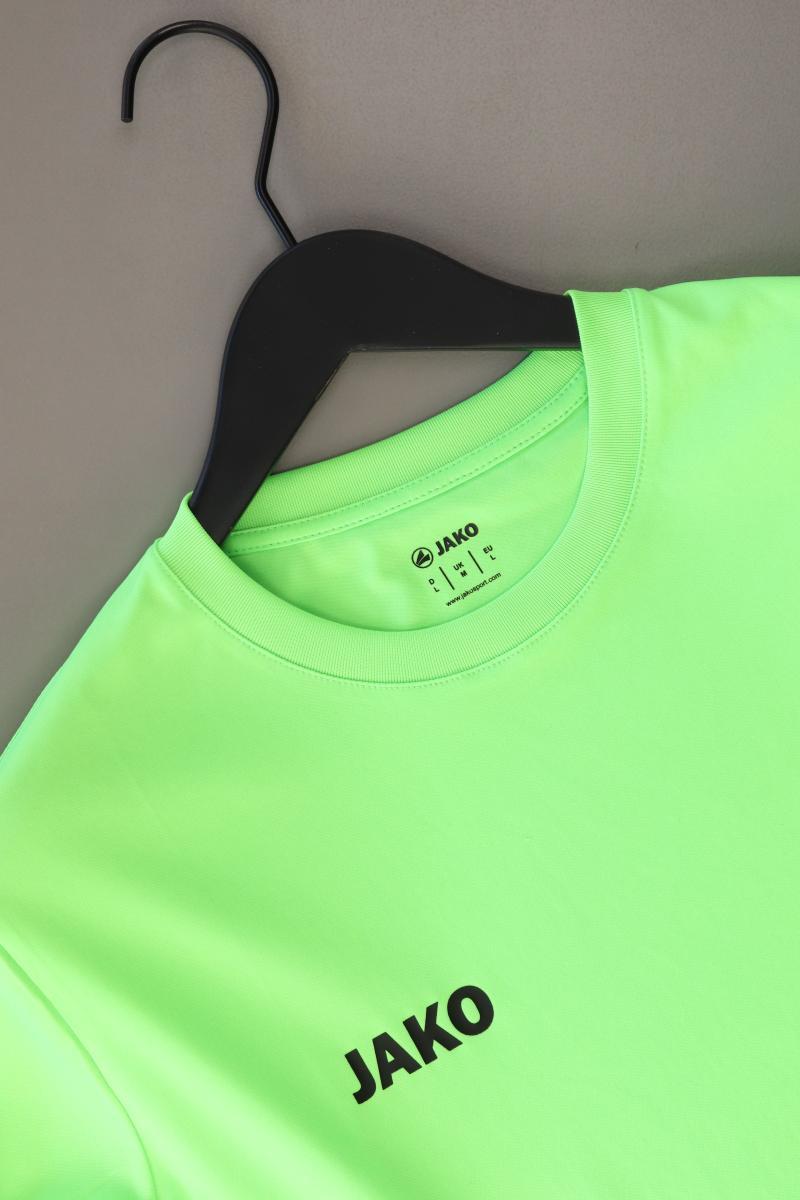 Jako Sportshirt Gr. L Kurzarm grün aus Polyester