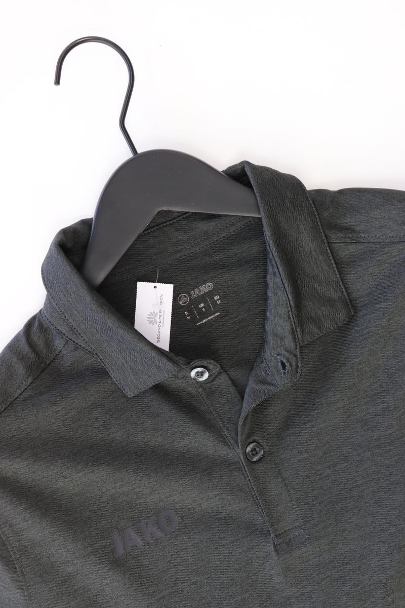 Jako Poloshirt für Herren Gr. M Kurzarm grau aus Polyester