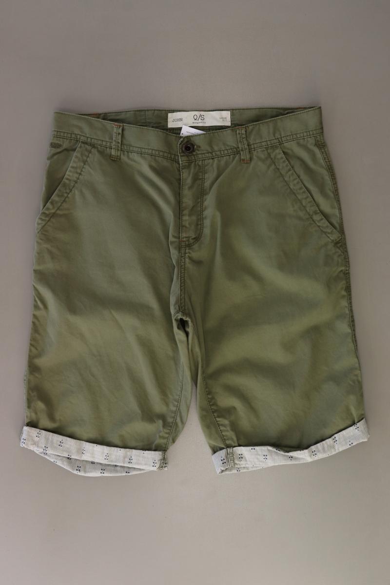 QS by s.Oliver Shorts für Herren Gr. W30 olivgrün aus Baumwolle