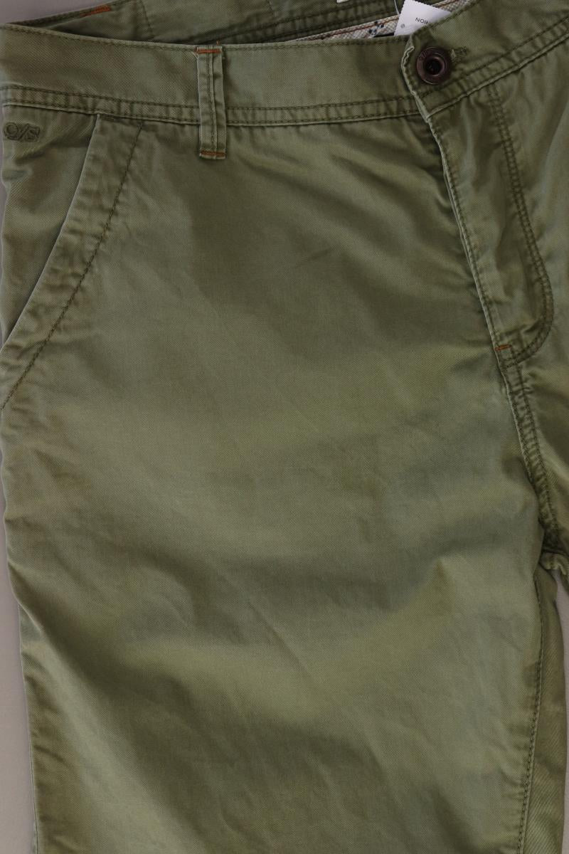 QS by s.Oliver Shorts für Herren Gr. W30 olivgrün aus Baumwolle