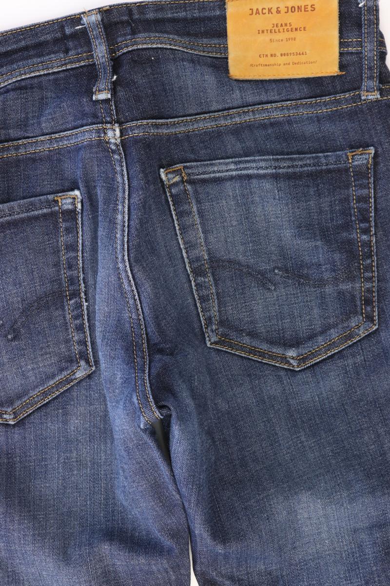Jack & Jones Slim Jeans für Herren Gr. W30/L32 blau aus Baumwolle