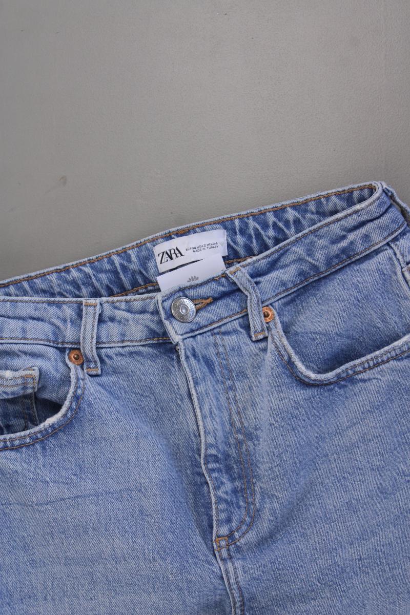Zara Mom Jeans Gr. 34 blau