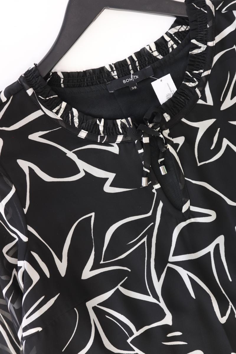 Bonita Regular Bluse Gr. 38 3/4 Ärmel schwarz aus Polyester