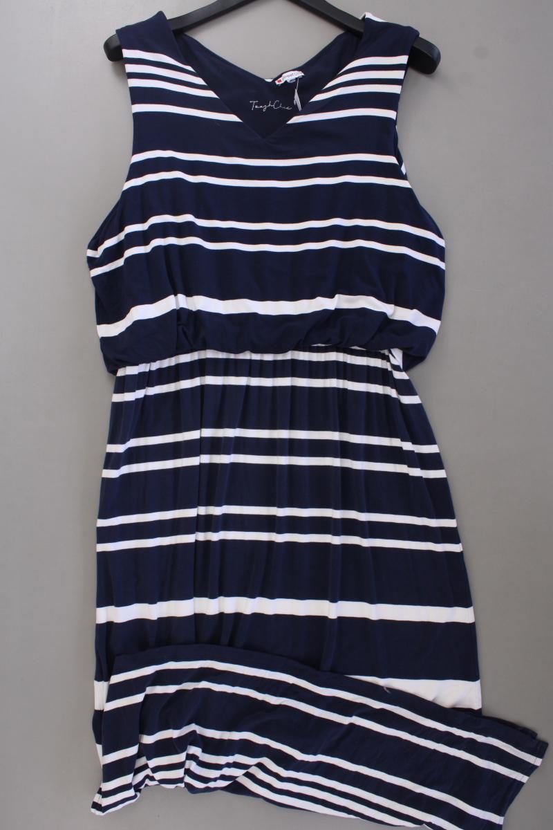 Street One Maxikleid Gr. 46 gestreift Ärmellos blau