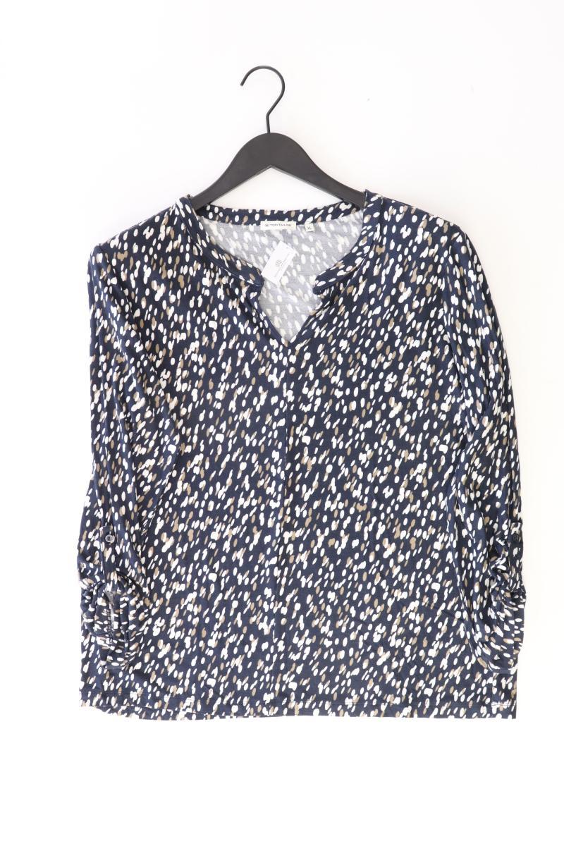 Tom Tailor Regular Bluse Gr. XL 3/4 Ärmel blau