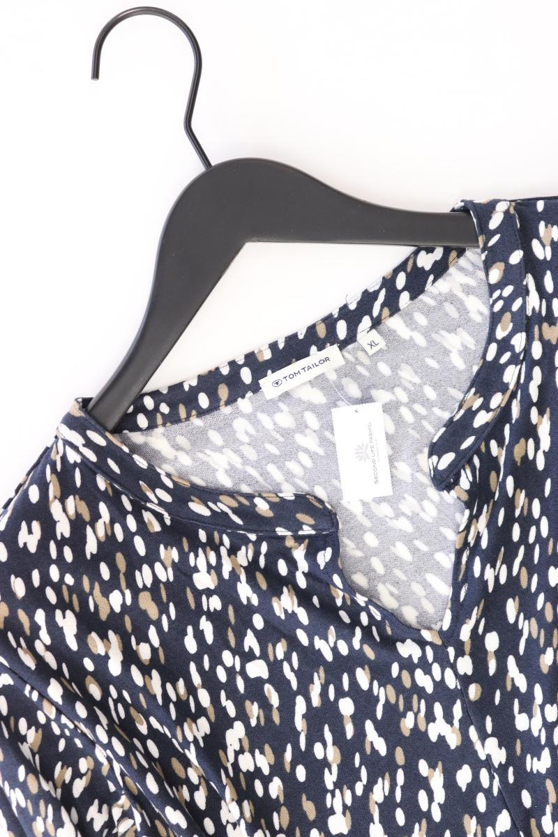 Tom Tailor Regular Bluse Gr. XL 3/4 Ärmel blau