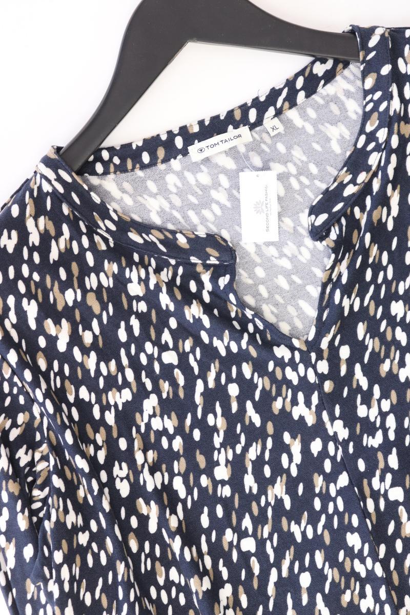 Tom Tailor Regular Bluse Gr. XL 3/4 Ärmel blau
