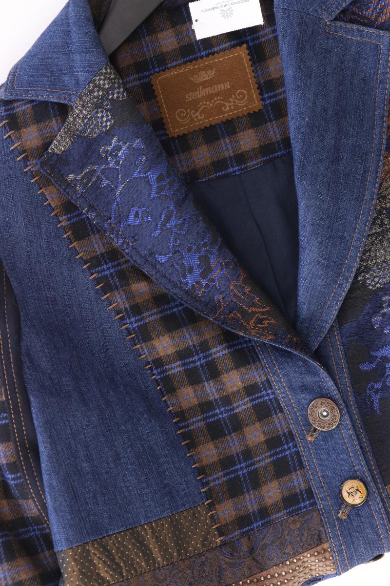 Steilmann Regular Blazer Gr. 38 blau aus Baumwolle