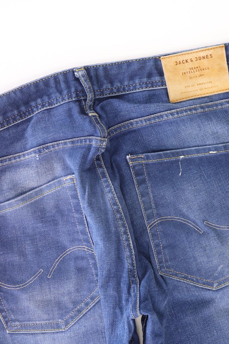 Jack & Jones Straight Jeans für Herren Gr. W34/L32 Modell Tim blau aus Baumwolle