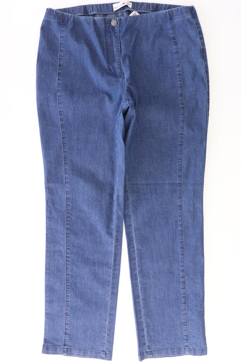 Helena Vera Straight Jeans Gr. Kurzgröße 22 blau aus Baumwolle