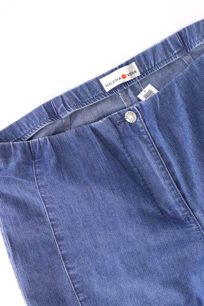 Helena Vera Straight Jeans Gr. Kurzgröße 22 blau aus Baumwolle