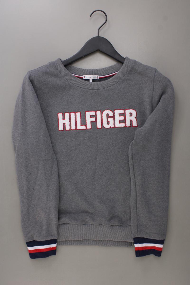 Tommy Hilfiger Langarmpullover Gr. S grau aus Baumwolle