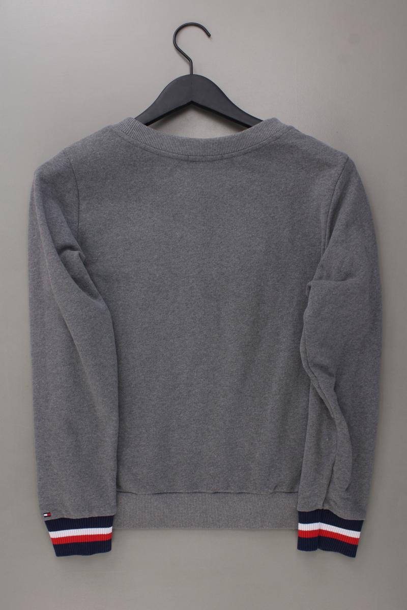 Tommy Hilfiger Langarmpullover Gr. S grau aus Baumwolle