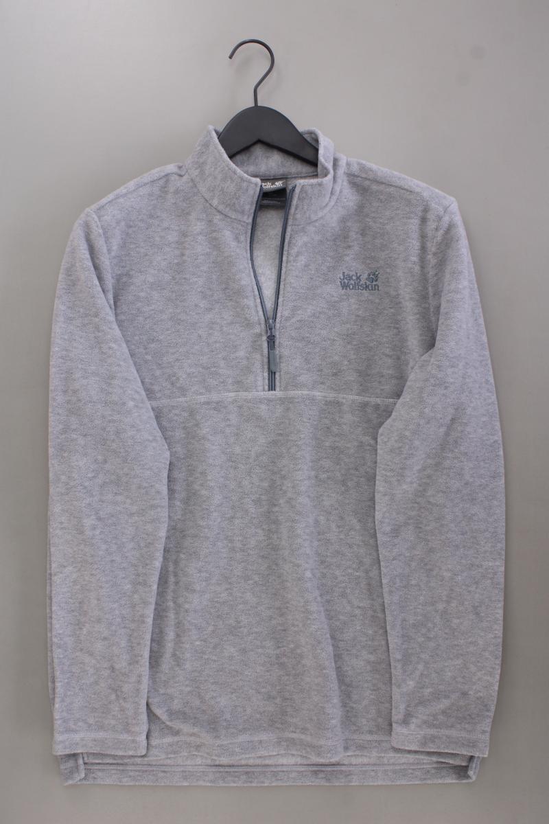 Jack Wolfskin Fleecepullover für Herren Gr. L grau aus Polyester