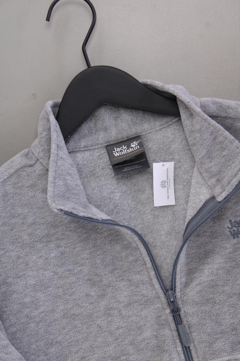 Jack Wolfskin Fleecepullover für Herren Gr. L grau aus Polyester