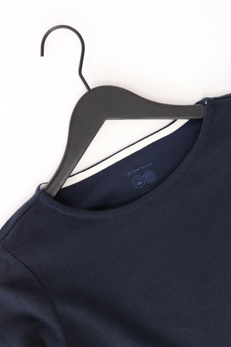Tom Tailor Feinstrickpullover Gr. M blau aus Baumwolle