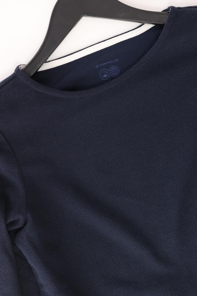 Tom Tailor Feinstrickpullover Gr. M blau aus Baumwolle