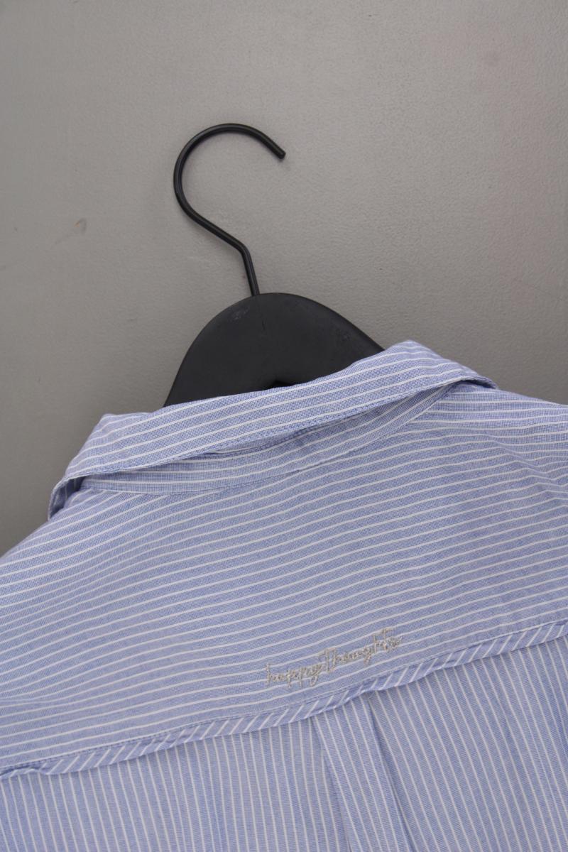 Street One Langarmbluse Gr. 38 gestreift blau