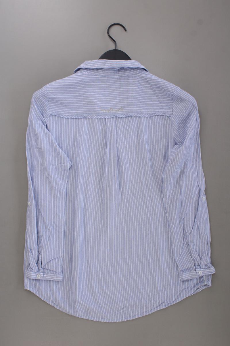 Street One Langarmbluse Gr. 38 gestreift blau