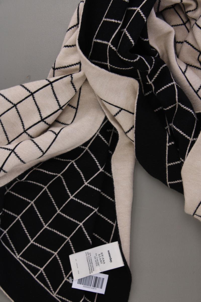 someday. Schal Modell Briana geometrisches Muster neuwertig creme aus Viskose