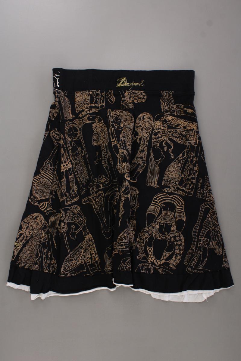 Desigual Stretchrock Gr. S schwarz aus Baumwolle