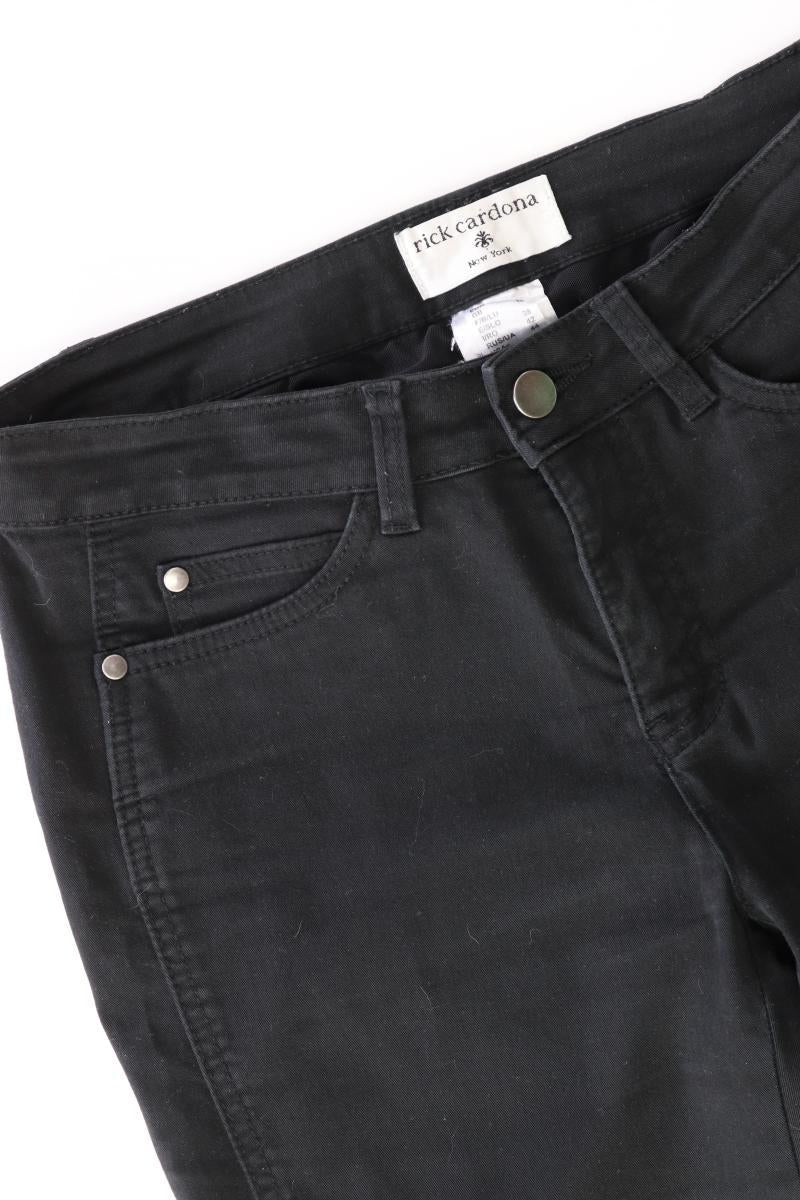 rick cardona Five-Pocket-Hose Gr. 36 schwarz aus Baumwolle