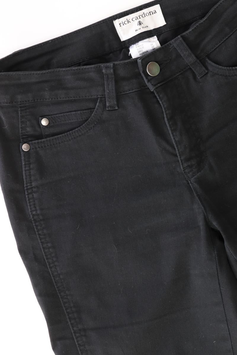 rick cardona Five-Pocket-Hose Gr. 36 schwarz aus Baumwolle