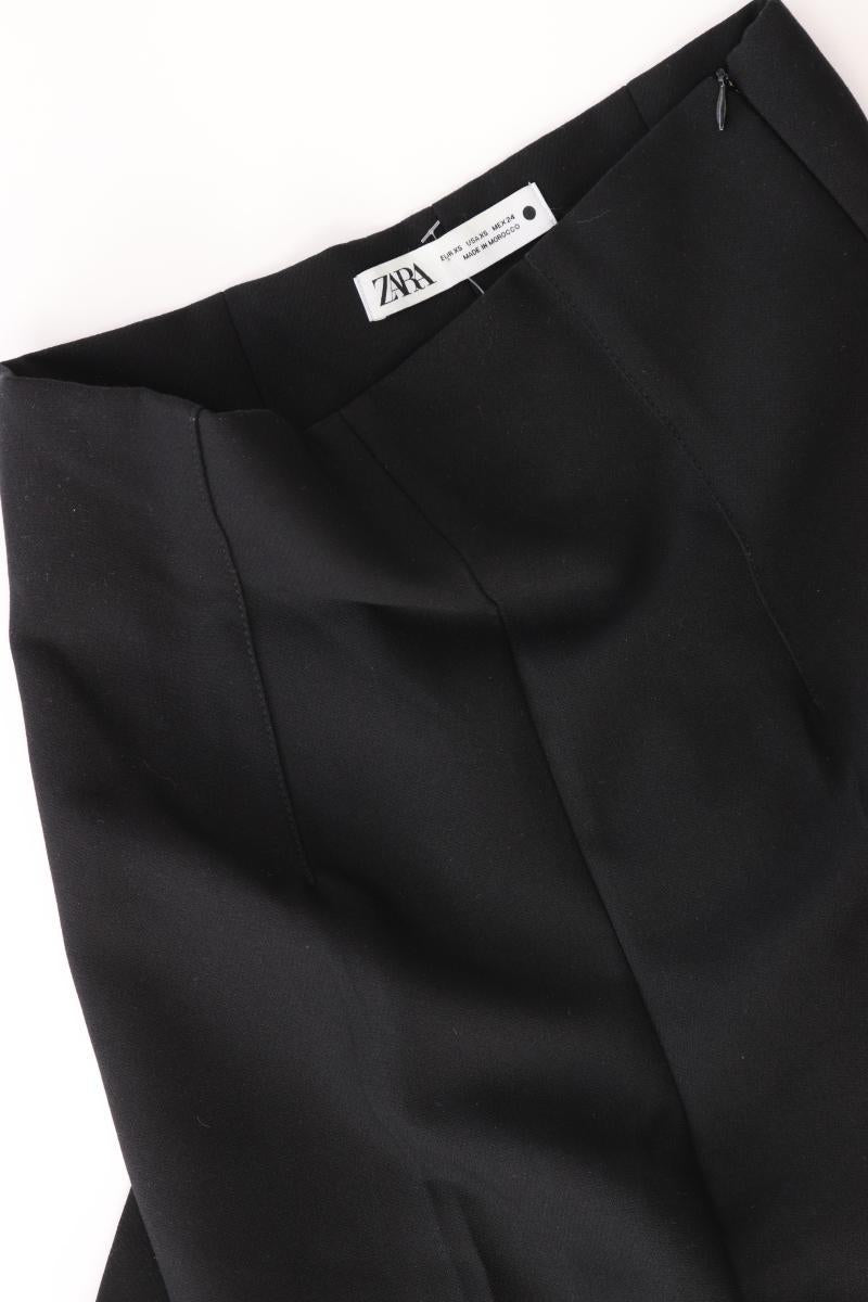 Zara Stoffhose Gr. XS schwarz aus Polyester