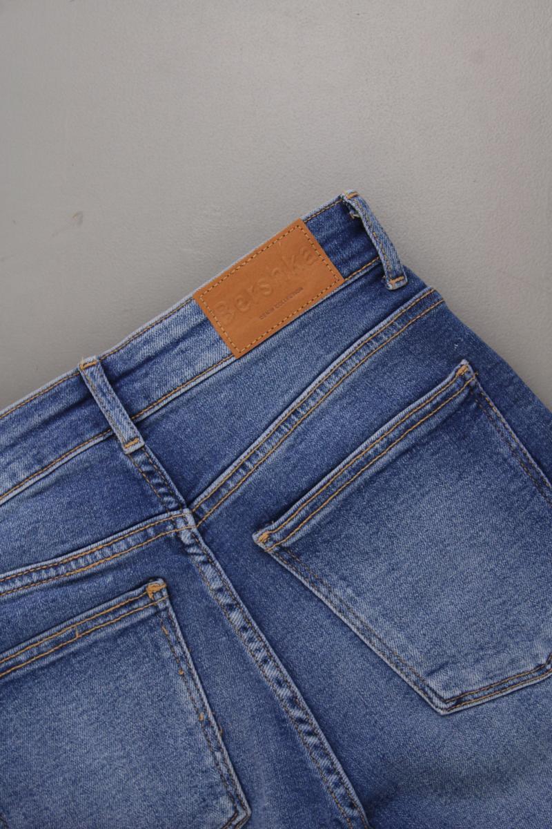 Bershka Skinny Jeans Gr. 34 blau aus Baumwolle