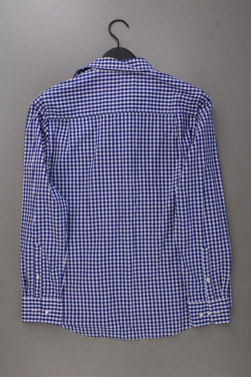Gant Karobluse Gr. 42 kariert Langarm blau