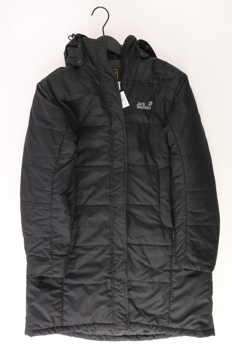 Jack Wolfskin Kapuzenmantel Gr. L schwarz aus Polyester