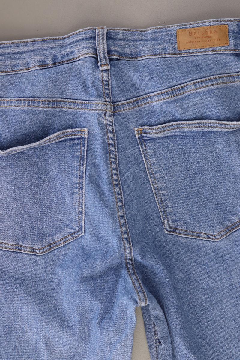 Bershka Regular Jeans Gr. 38 blau aus Baumwolle