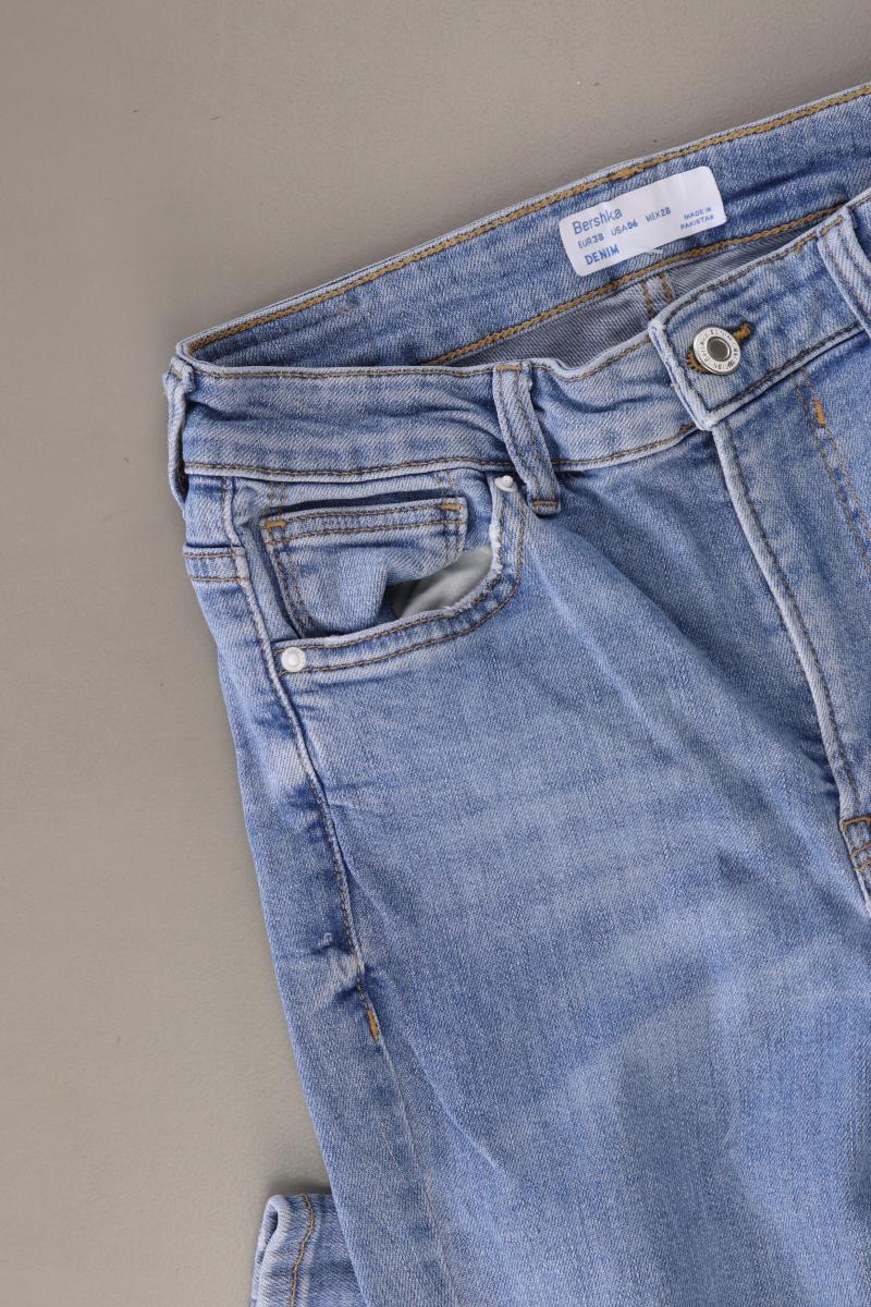 Bershka Regular Jeans Gr. 38 blau aus Baumwolle