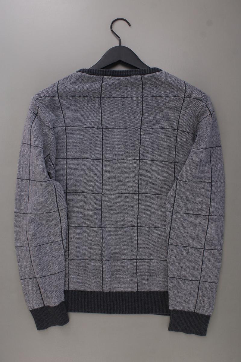 Lacoste Feinstrickpullover für Herren Gr. S grau aus Baumwolle