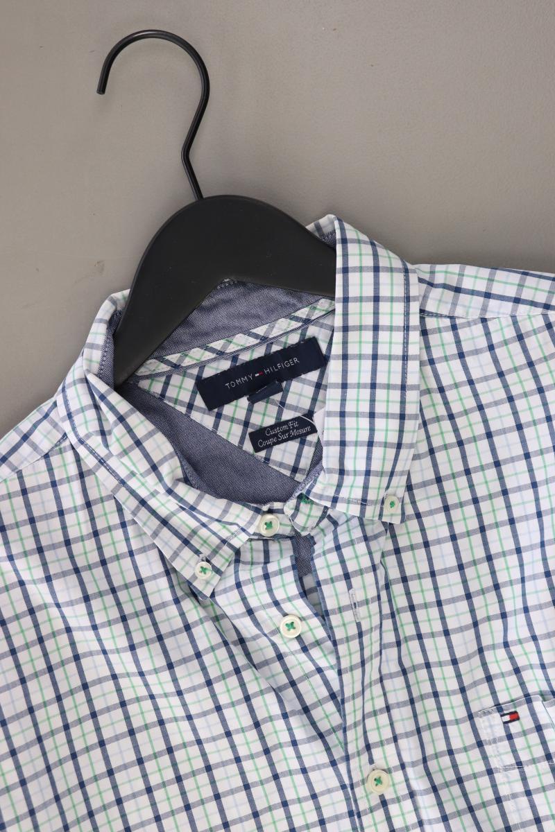 Tommy Hilfiger Karohemd für Herren Gr. XL kariert Langarm mehrfarbig