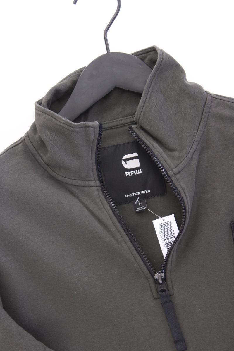 G-Star RAW Langarmpullover für Herren Gr. L neuwertig olivgrün aus Baumwolle